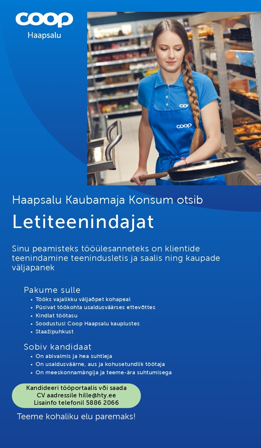 Coop Haapsalu Letiteenindaja Haapsalu Kaubamaja Konsumis