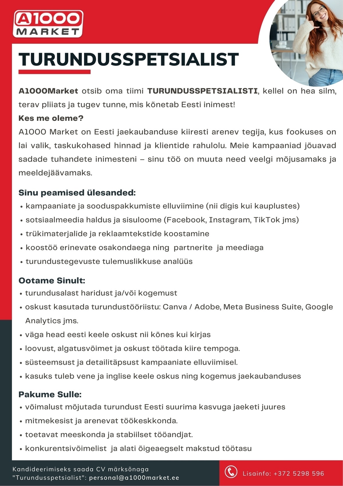 A1M OÜ - A1000Market Turundusspetsialist