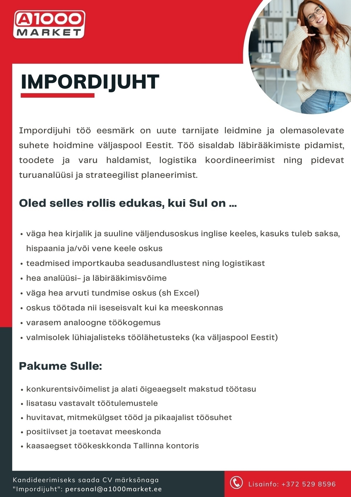 A1M OÜ - A1000Market Impordijuht