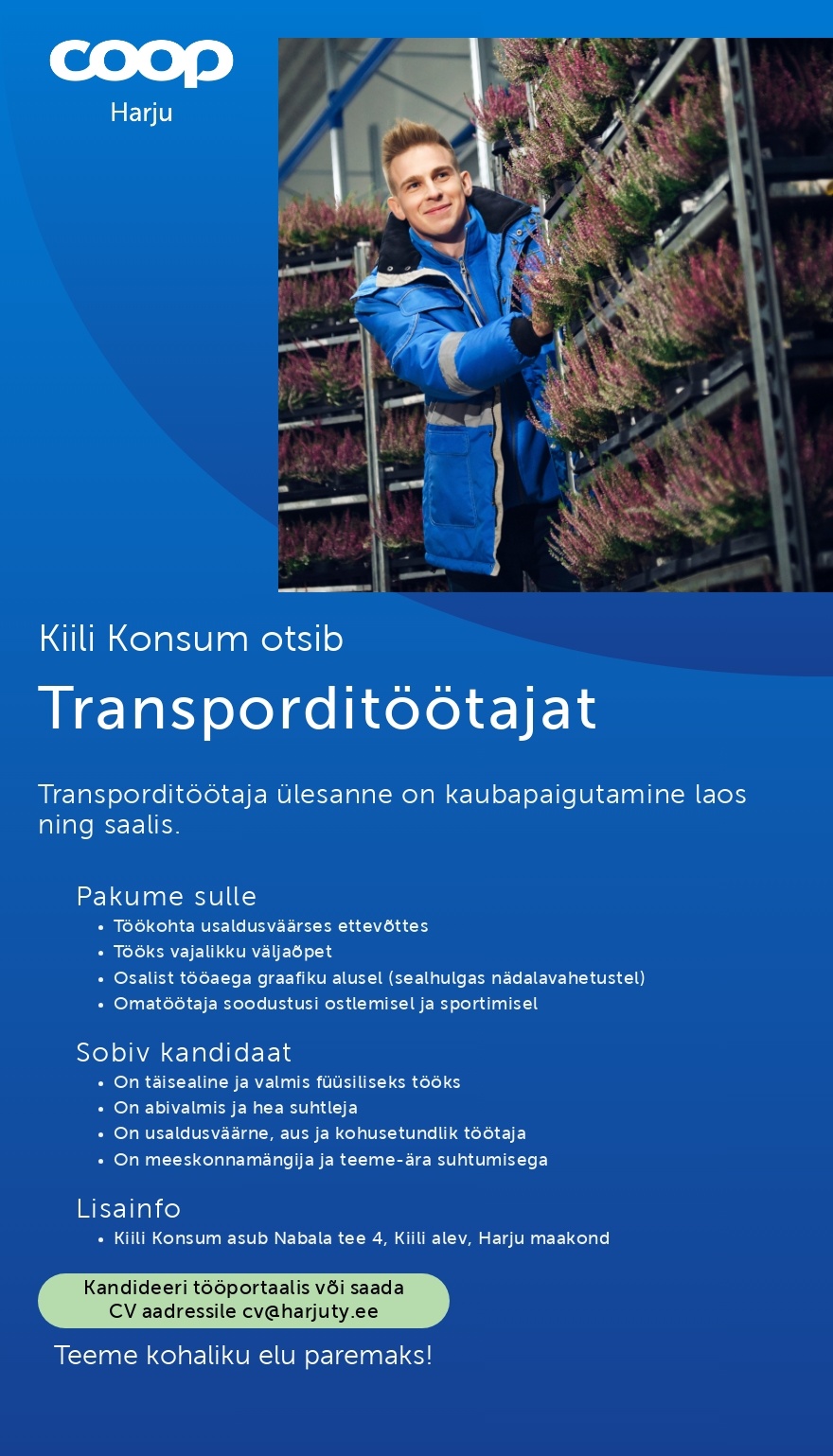 Harju Tarbijate Ühistu Transporditöötaja Kiili Konsum (Coop Harju)