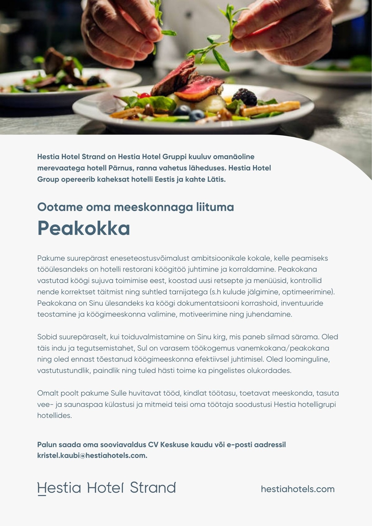 Hestia Hotel Strand Peakokk