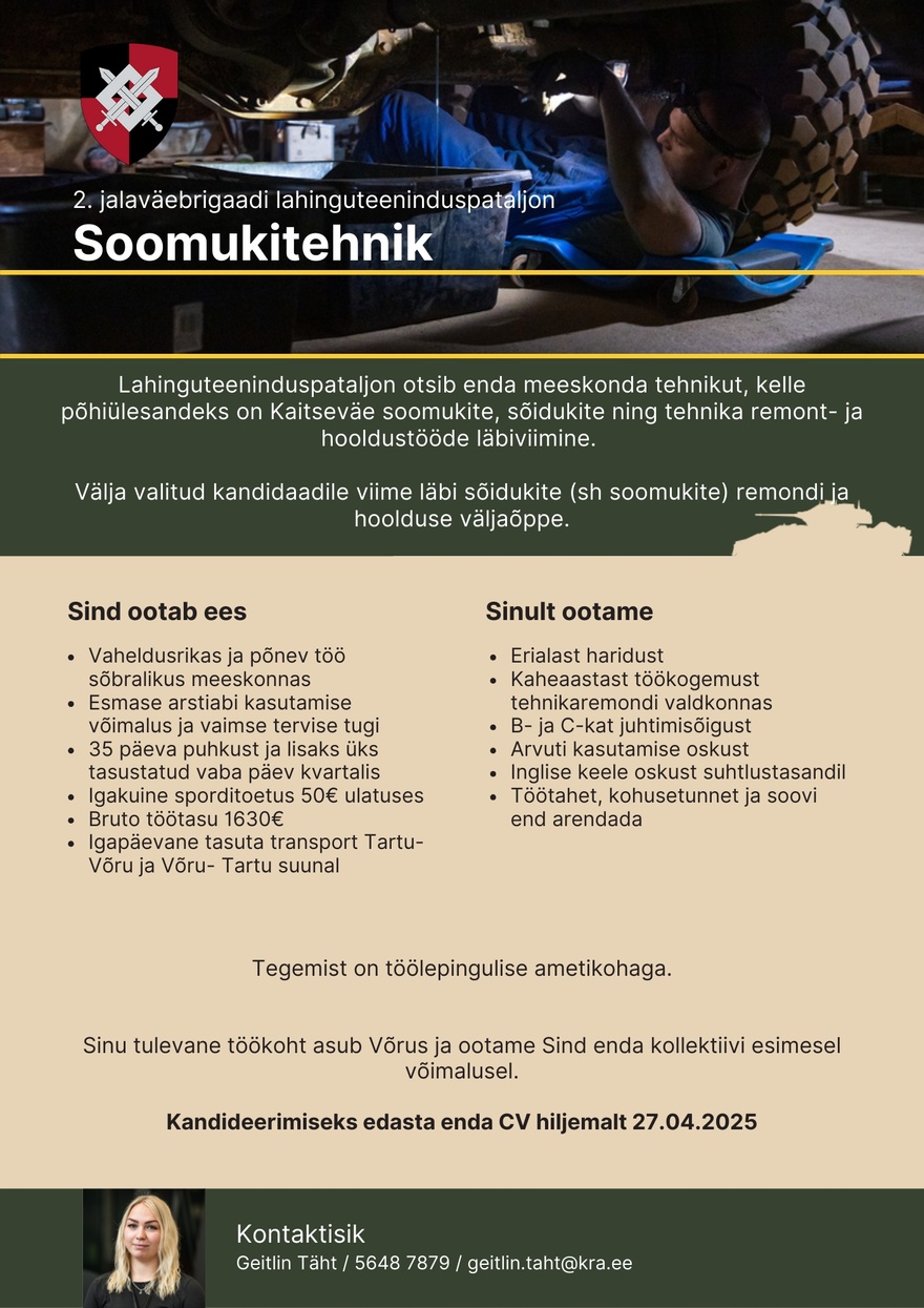 2. jalaväebrigaad Soomukitehnik