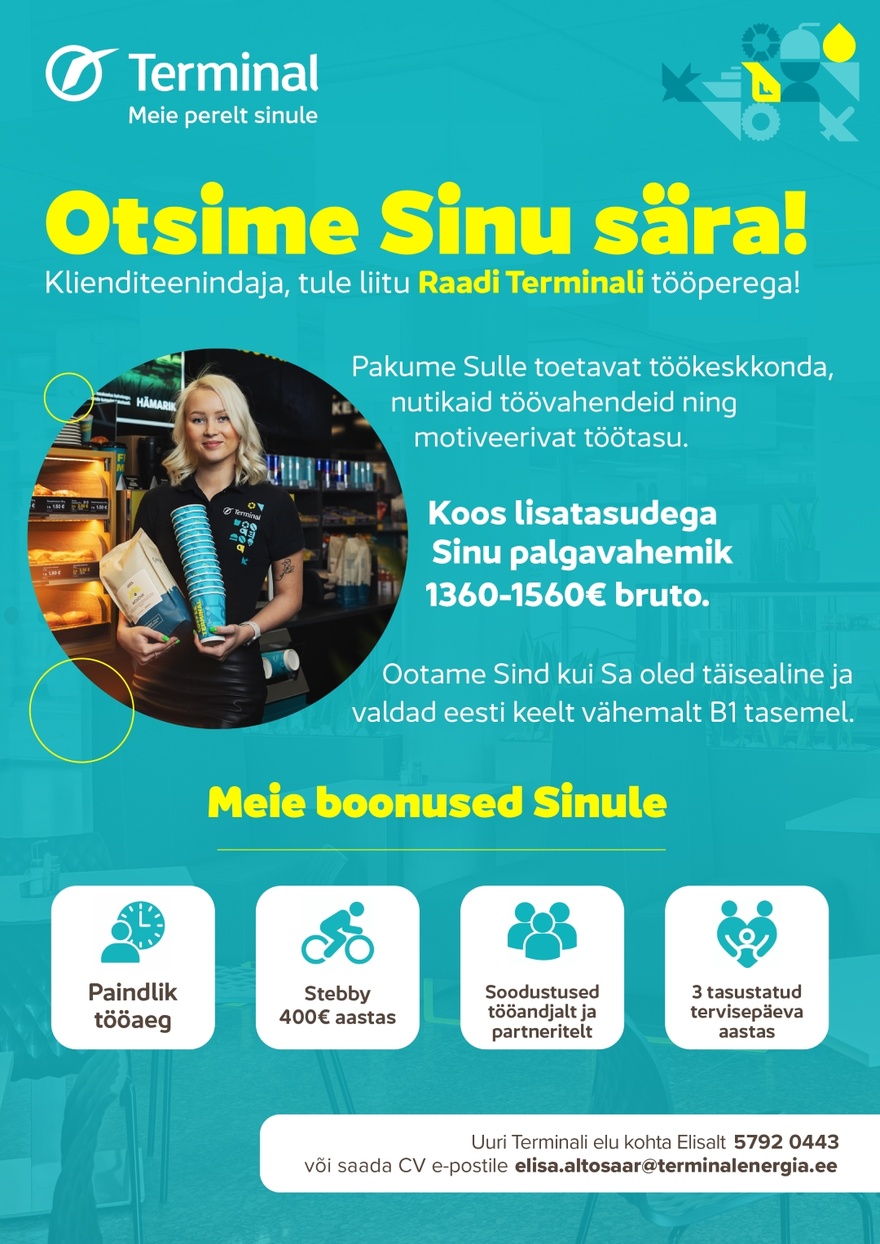 AS Terminal Klienditeenindaja Raadi teenindusjaama