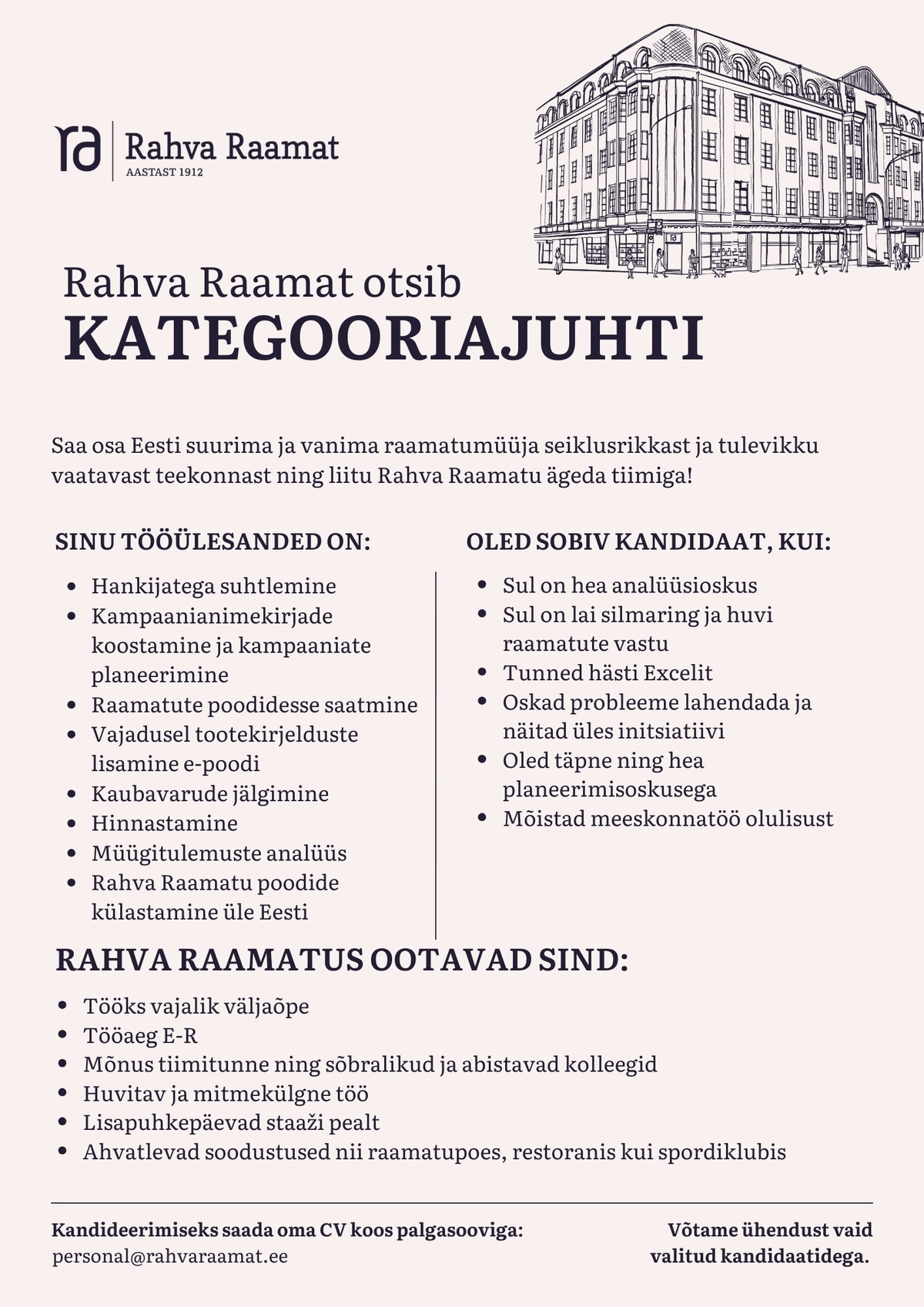Rahva Raamat AS Kategooriajuht