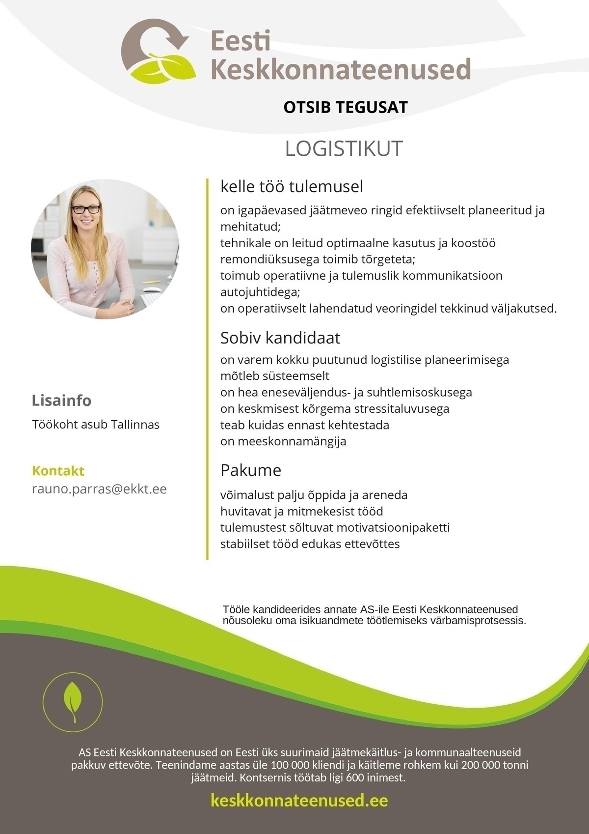 Eesti Keskkonnateenused AS Logistik