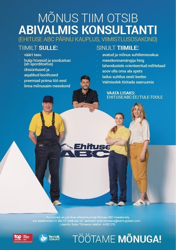 OPTIMERA ESTONIA AS - Ehituse ABC Abivalmis konsultant (Pärnu Ehituse ABC)