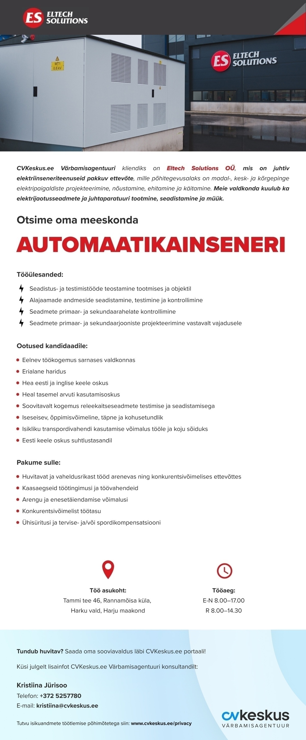 Eltech Solutions OÜ AUTOMAATIKAINSENER
