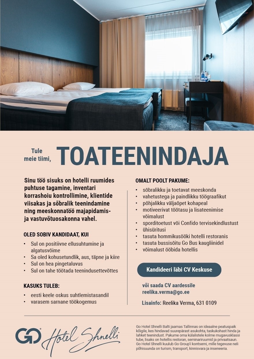 GoHotels OÜ Toateenindaja