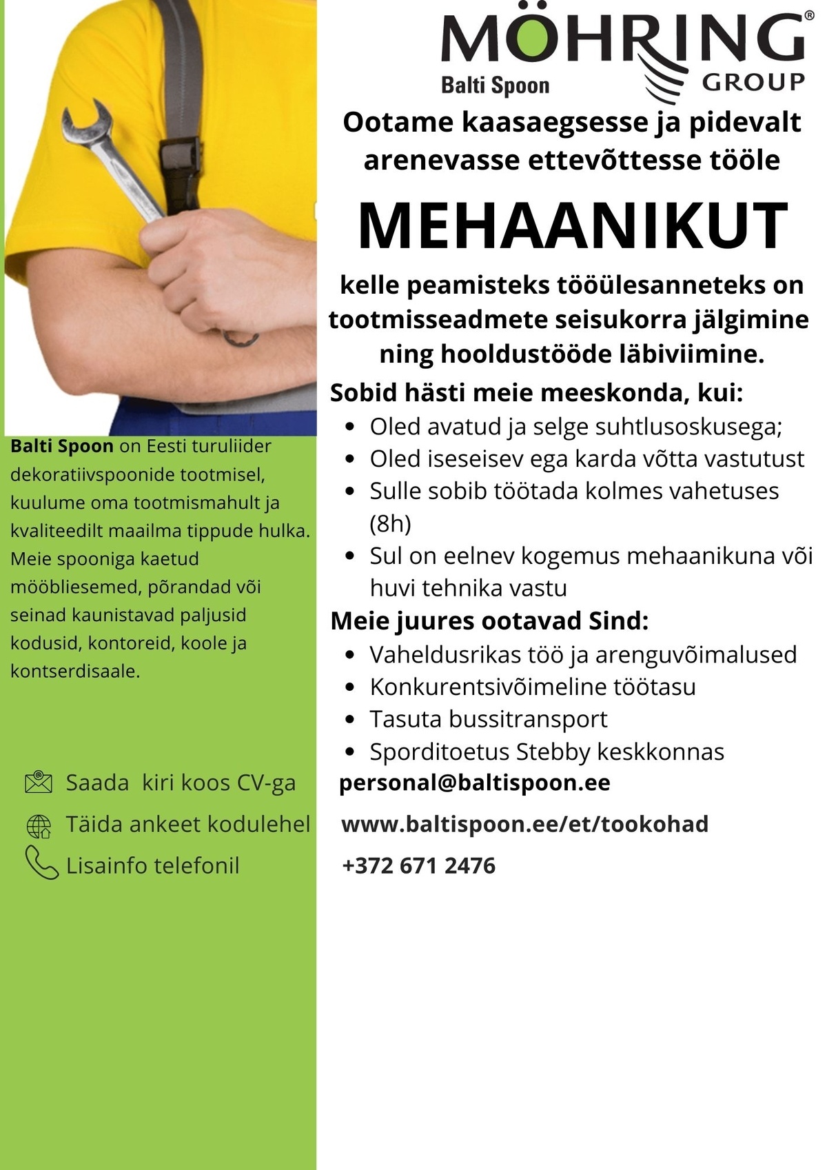 OÜ Balti Spoon Mehaanik