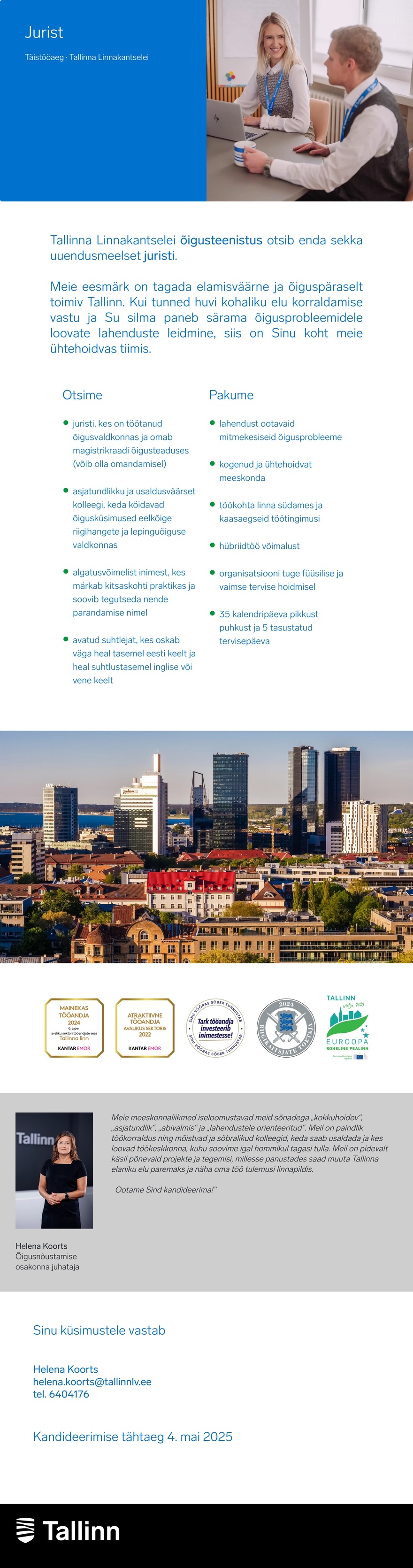 Tallinna Linnakantselei Jurist