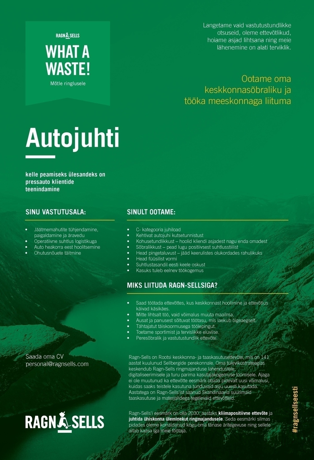 Ragn-Sells AS Autojuht-laadija (Saaremaa)