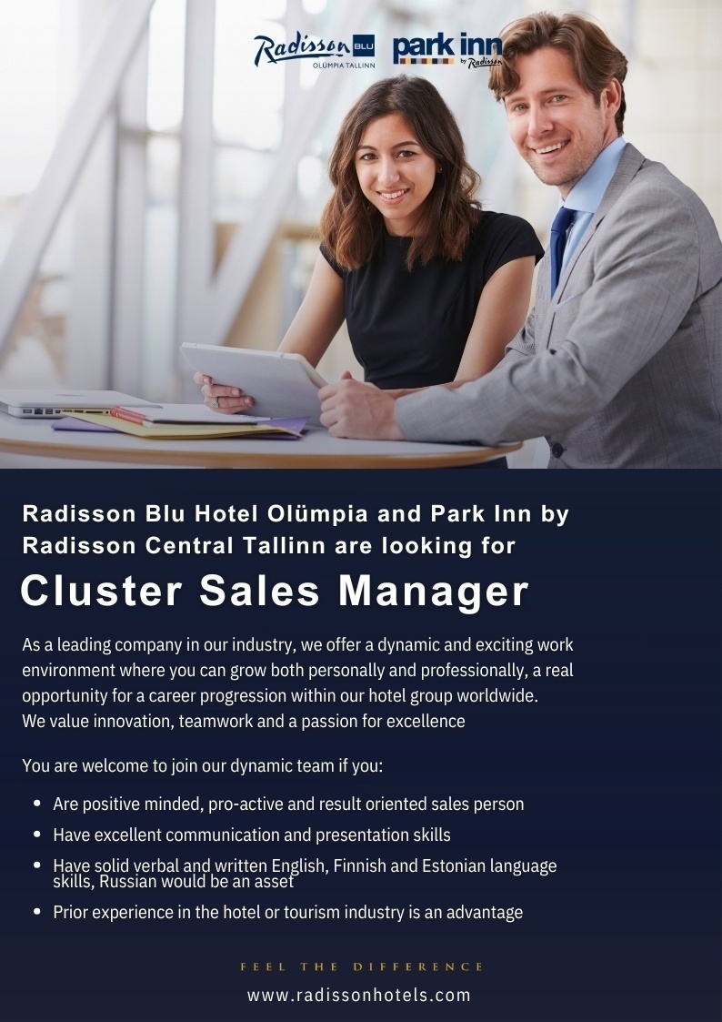 Radisson Blu Hotel Olümpia Cluster Sales Manager